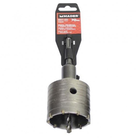 Corona de Diamante Mader Ø 70 mm para Hormigón con Adaptador SDS Plus