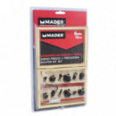 Juego de 12 Piezas de Fresas Mader de 6 mm para Madera