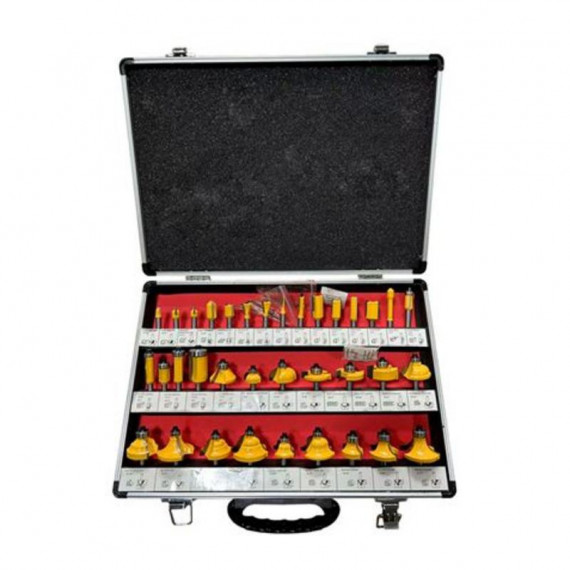 Juego de 35 Fresas de Carburo de Tungsteno de 6mm para Madera Blim