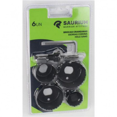 Juego de 6 Piezas de Coronas para Madera Saurium