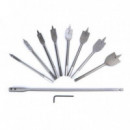 Juego de Brocas Saurium de 3 Puntas para Madera (10 Unidades)