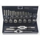 Juego de Machos y Cojinetes Mader de 32 Piezas con Caja Metálica