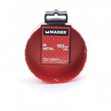 Sierra Corona Bi-Metal HSS Mader, 102 mm para Metal, Madera y Pl&aacute;stico