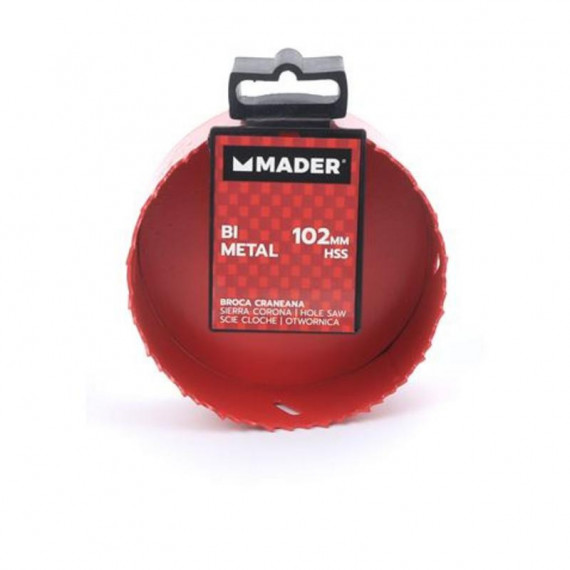 Sierra Corona Bi-Metal HSS Mader, 102 mm para Metal, Madera y Plástico