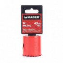 Sierra Corona Bi-Metal HSS de 43mm Mader