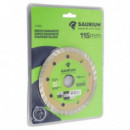 Disco Diamante Segmentado Turbo Saurium de 115mm para Hormigón y Piedra
