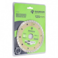 Disco Diamante Segmentado Turbo Saurium 125mm para Amoladora