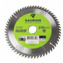 Pack de 3 Discos de Corte de Madera Saurium para Sierras de 210mm