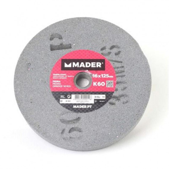 Muela para Esmeriladora Mader de 125 mm, Grano 60