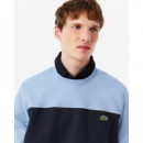 Sudadera de Felpa con Bloques de Color de LACOSTE