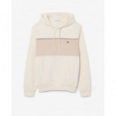 Sudadera con Capucha con Bloques de Color de Felpa de LACOSTE