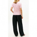 TOMMY HILFIGER - NEW SLIM CODY V-NECK SS - TPG - F|WW0WW40584/TPG