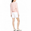 TOMMY HILFIGER - CO JERSEY STITCH V-NK SWEATER - TPG - F|WW0WW40098/TPG