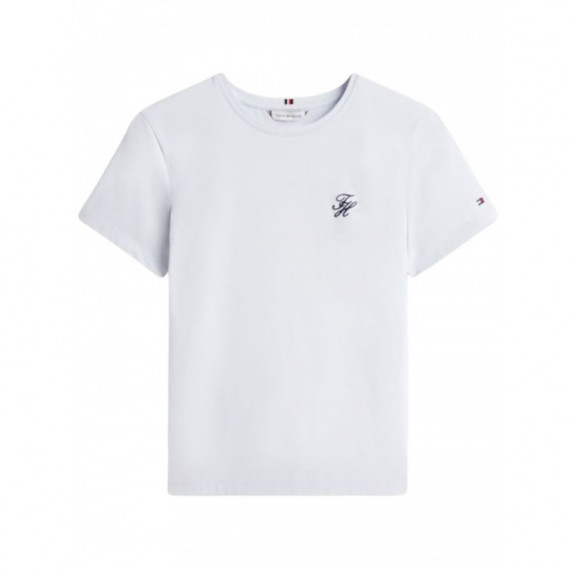TOMMY HILFIGER - TH SCRIPT REG C-NK SS TEE - C7O - F|WW0WW47809/C7O
