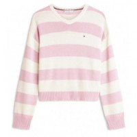 TOMMY HILFIGER - Mdrn Rugby Rlx V-nk - 0D1 - F|WW0WW47655/0D1