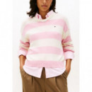 TOMMY HILFIGER - MDRN RUGBY RLX V-NK - 0D1 - F|WW0WW47655/0D1