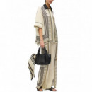 KARL LAGERFELD - scarf print pj pants - 461 - B2W10025/461