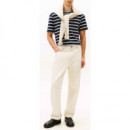 TOMMY HILFIGER - ESS REG FIT STRIPE POCKET TEE - 0A5 - F|MW0MW41378/0A5