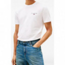 TOMMY HILFIGER - BRAND LOVE SMALL CENTER TEE - YBR - F|MW0MW41453/YBR