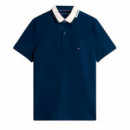 TOMMY HILFIGER - PIQUE GRAFIC COLLAR REG POLO - 0A4 - F|MW0MW41605/0A4