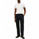 TOMMY HILFIGER - LIQUID COTTON RWB CUFF SLIM POLO - YBL - F|MW0MW41612/YBL
