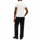 TOMMY HILFIGER - LIQUID COTTON RWB CUFF SLIM POLO - YBL - F|MW0MW41612/YBL