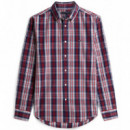 TOMMY HILFIGER - FLEX POPLIN MEDIUM CHECK SHIRT - 0MS - F|MW0MW41712/0MS