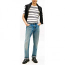 TOMMY HILFIGER - LIGHT INTERLOCK STRIPE TEE - 0FA - F|MW0MW41908/0FA