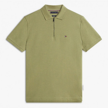 TOMMY HILFIGER - AIRDOT ZIP REG POLO - MSX - F|MW0MW42762/MSX