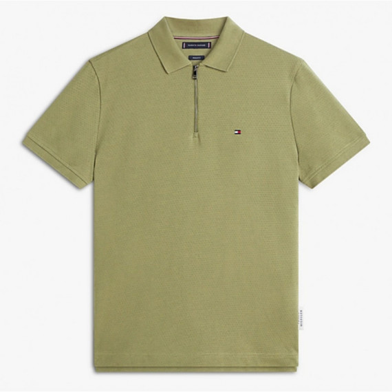TOMMY HILFIGER - AIRDOT ZIP REG POLO - MSX - F|MW0MW42762/MSX