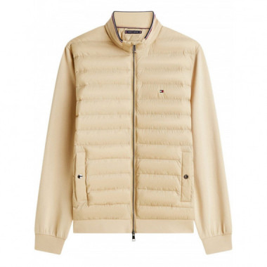 TOMMY HILFIGER - MIX MEDIA ESS RWB STAND COLLAR - RBT - F|MW0MW41329/RBT