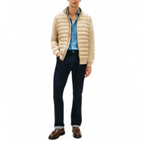 TOMMY HILFIGER - Mix Media Ess Rwb Stand Collar - Rbt - F|MW0MW41329/RBT