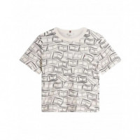TOMMY HILFIGER - BOXY INTERLOCK SS C-NK TEE - 0K4 - F|WW0WW49646/0K4