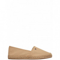 TOMMY HILFIGER - Flag Canvas Espadrille - AB3 - F|FW0FW08541/AB3
