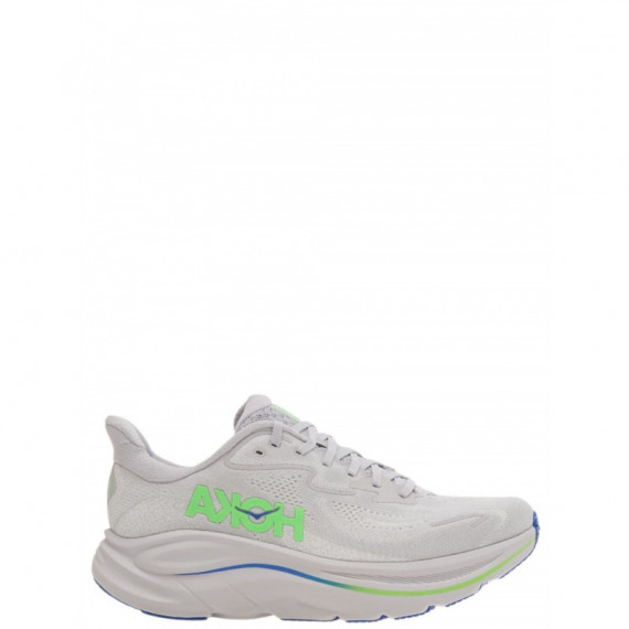 HOKA ONE ONE - Clifton 10 - Ash Grey Neon Green - 1162030/ASH Grey Neon Green