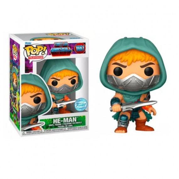 Funko POP He-Man Turtles of Grayskull Masters del universo y Tortugas Ninja Edición Especial 1661