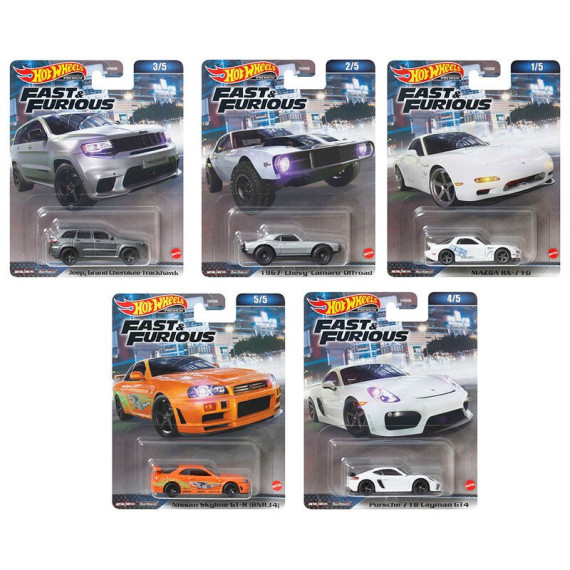 Coche Fast & Furious Hot Wheels Surtido  MATTEL