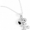 Colgante Snoopy Peanuts En plata de primera ley