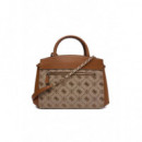 Bolsos Melinda Logo Tri Comp Satchel  GUESS