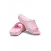 Chanclas Classic Slide W (36M-41M) Rosa  CROCS