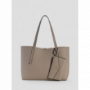 Bolso Guess Brenton tote dark taupe