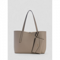 Bolso Guess Brenton tote dark taupe