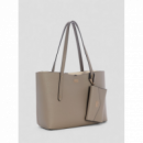 Bolso Guess Brenton tote dark taupe