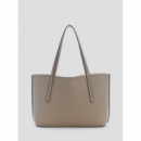 Bolso Guess Brenton tote dark taupe