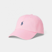 Gorra Polo Ralph Lauren rosa logo marino