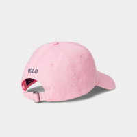 Gorra Polo Ralph Lauren rosa logo marino