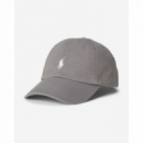 Gorra Polo Ralph Lauren gris logo blanco