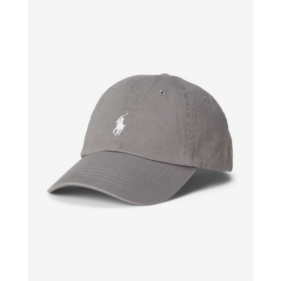 Gorra Polo Ralph Lauren gris logo blanco