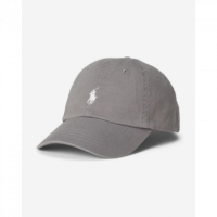 Gorra Polo Ralph Lauren gris logo blanco