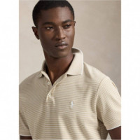 KNIT-POLO BEIGE/KHAKI